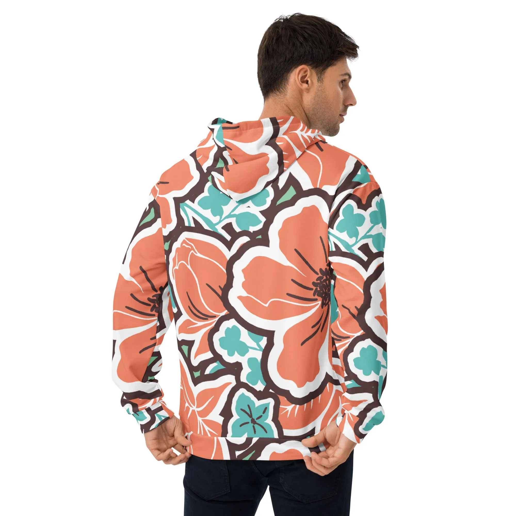 Valentines Day Hoodie - Flower (Glamourange Valentine Day Gifts Hoodies - Design 003)