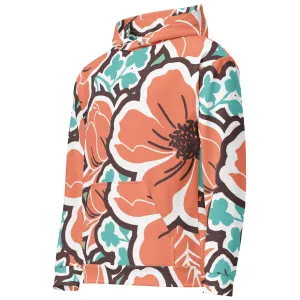 Valentines Day Hoodie - Flower (Glamourange Valentine Day Gifts Hoodies - Design 003)
