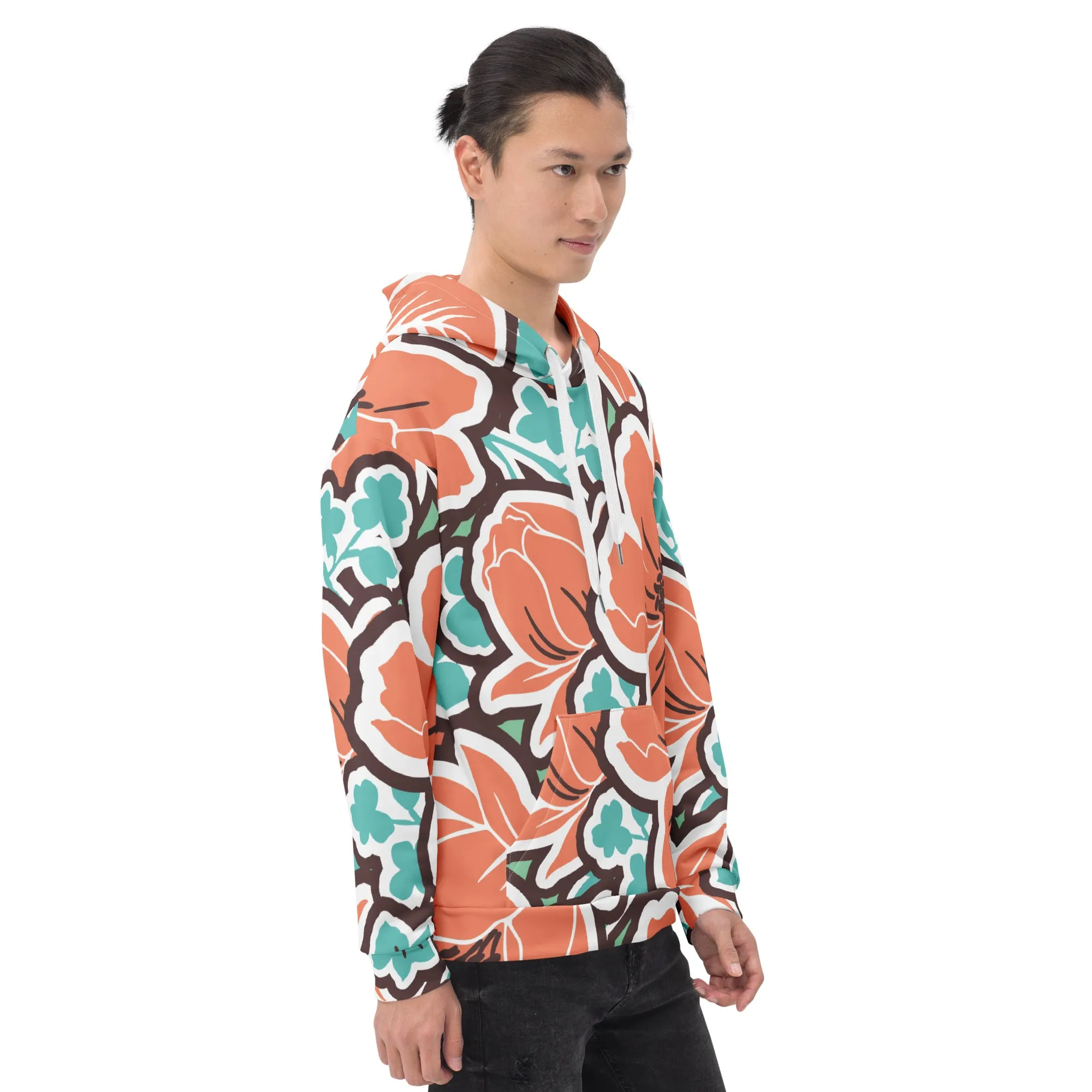 Valentines Day Hoodie - Flower (Glamourange Valentine Day Gifts Hoodies - Design 003)