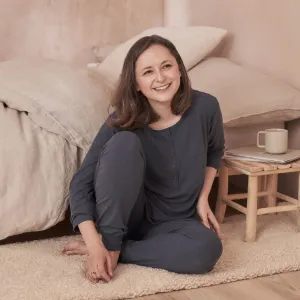 Women's Ribbed Pajama Set