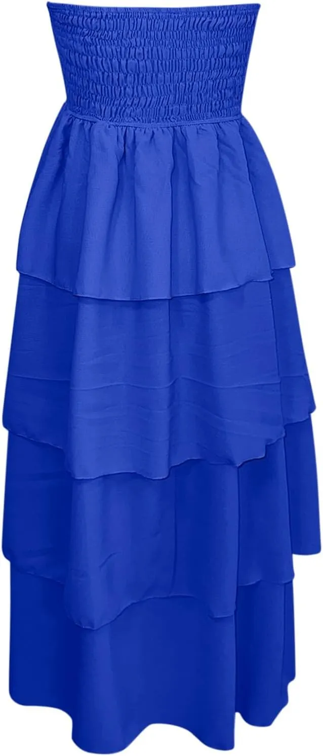 Women's Sexy Tank Top Maxi Long Dress Casual Sleeveless Summer Beach Dress