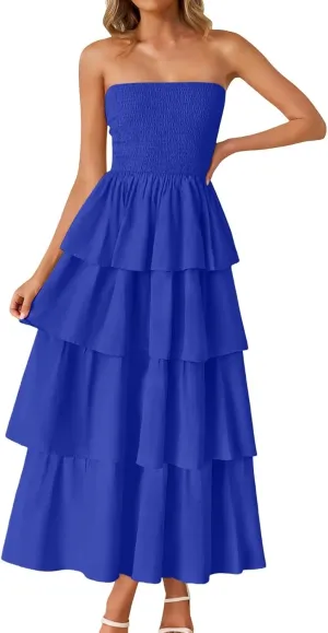 Women's Sexy Tank Top Maxi Long Dress Casual Sleeveless Summer Beach Dress