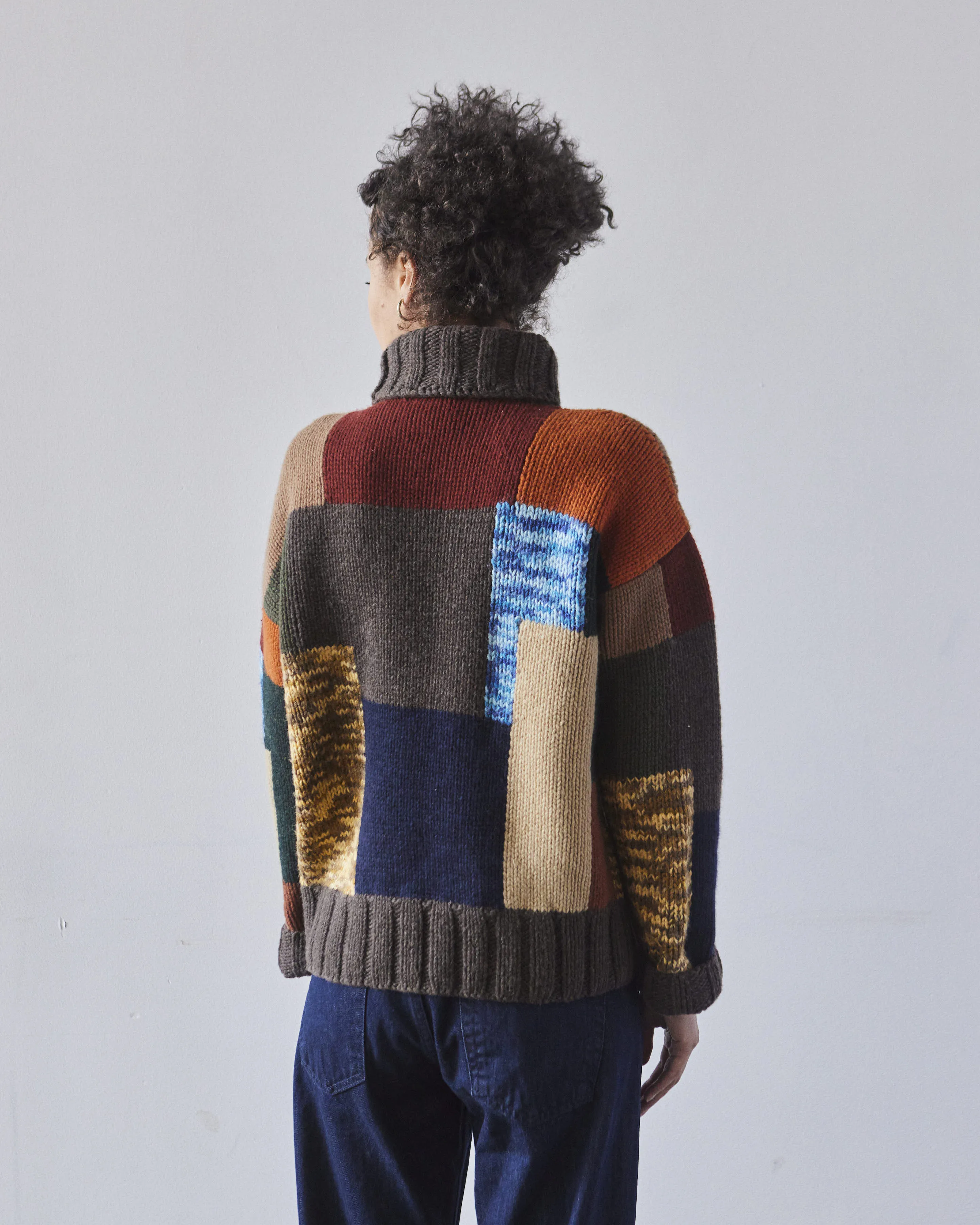 YMC Bluto Chunky Knit Jumper, Multi