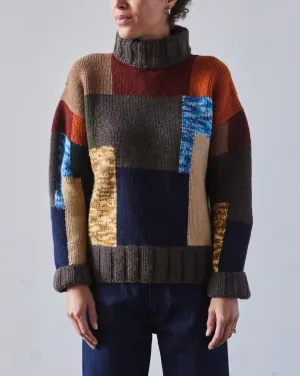 YMC Bluto Chunky Knit Jumper, Multi